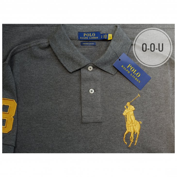 POLO RALPH LAUREN CUSTOM SLIM FIT BIG PONY POLO SHIRT