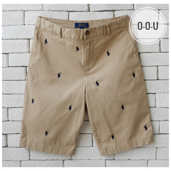 POLO RALPH LAUREN BOYS POLO PONY STRETCH CHINO SHORT