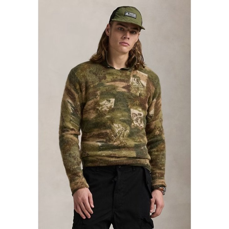 POLO RALPH LAUREN SEA-TO-SKI CAMO SWEATER