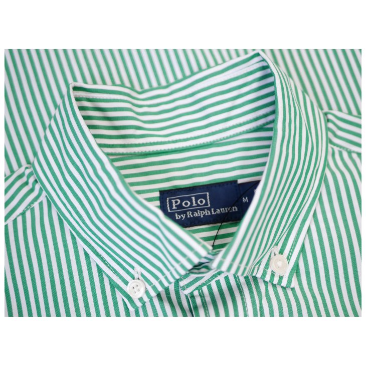 POLO RALPH LAUREN WOMEN SLIM FIT STRIPED COTTON SHIRT