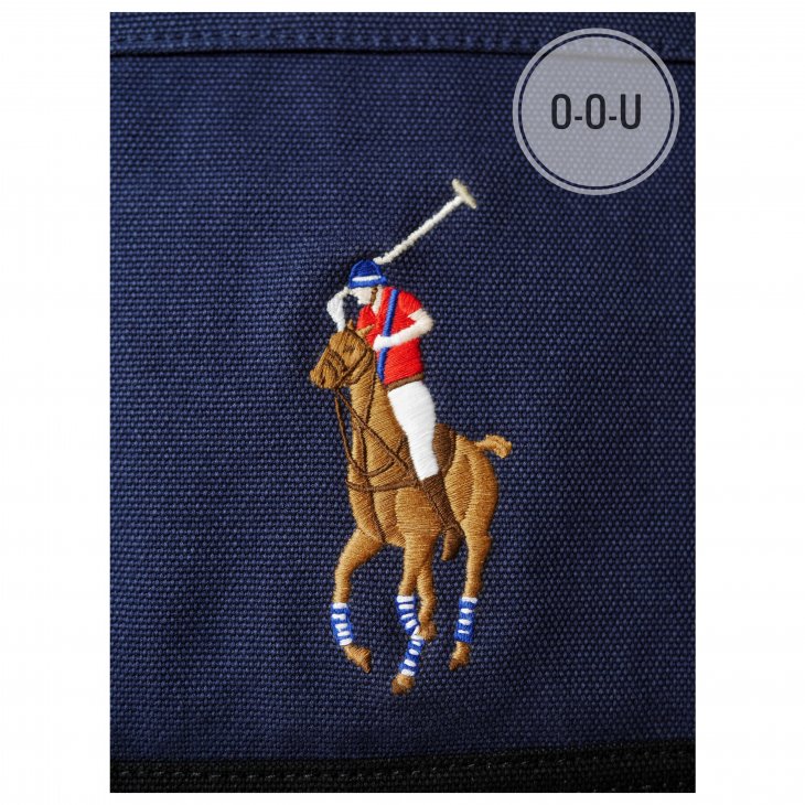 POLO RALPH LAUREN BIG PONY CANVAS TOTE BAG