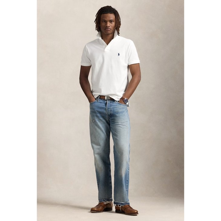 POLO RALPH LAUREN CUSTOM SLIM FIT POLO SHIRT
