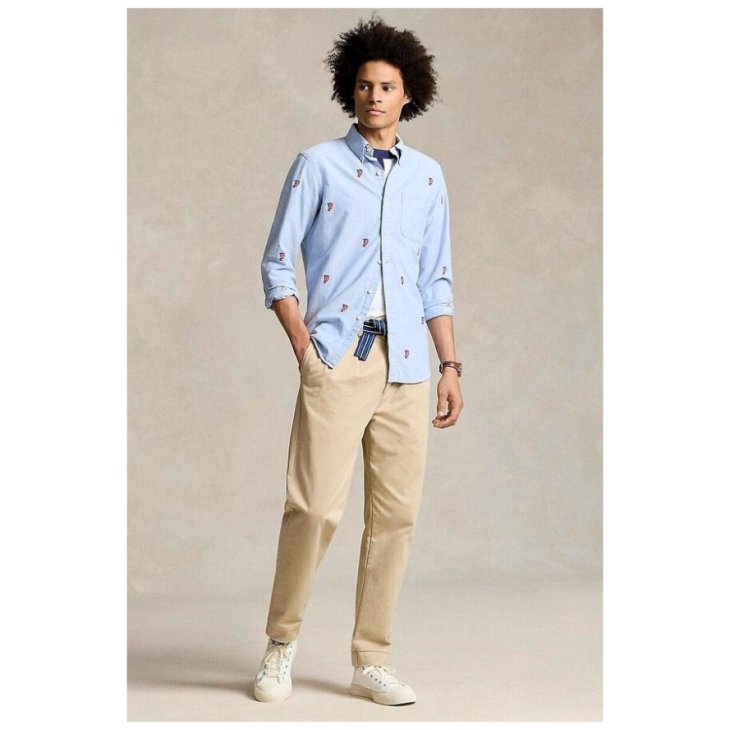 POLO RALPH LAUREN CLASSIC FIT P-WING OXFORD SHIRT