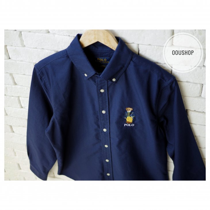 POLO RALPH LAUREN SLIM FIT POLO BEAR OXFORD SHIRT