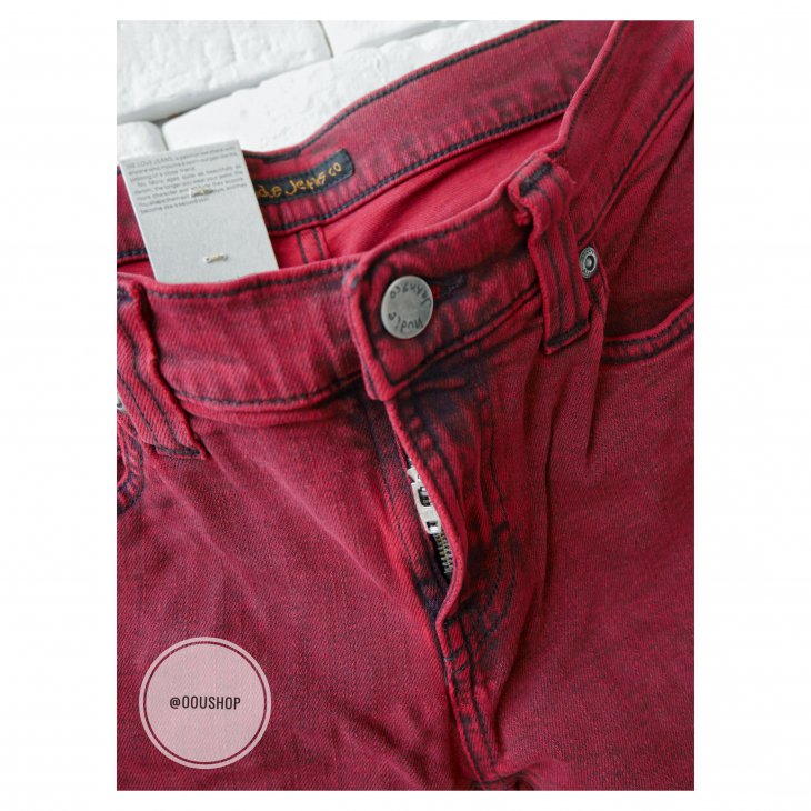 NUDIE JEANS TIGHT LONG JOHN ORG BLACK EMBO