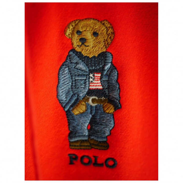 POLO BEAR FLEECE HOODIE