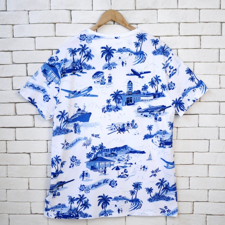 POLO RALPH LAUREN CUSTOM SLIM FIT BEAR JERSEY T-SHIRT