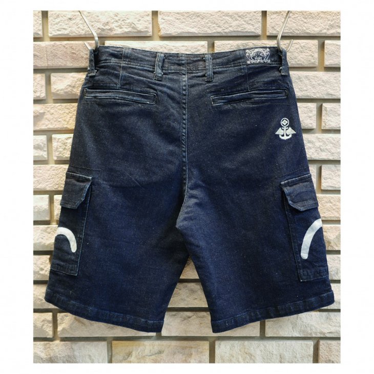 EVISU YAMANE DENIM SWEAT SHORT