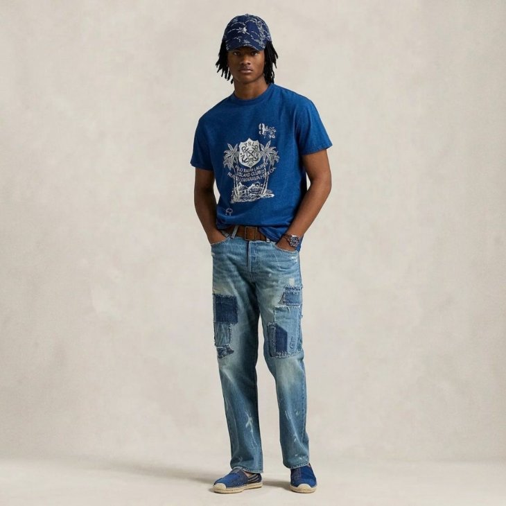 POLO RALPH LAUREN CLASSIC FIT JERSEY GRAPHIC T-SHIRT