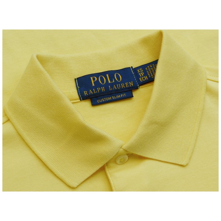 POLO RALPH LAUREN CUSTOM SLIM FIT SOFT COTTON POLO SHIRT