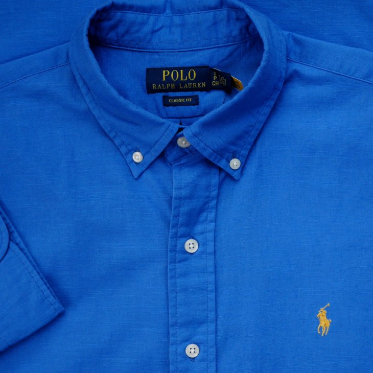 POLO RALPH LAUREN CLASSIC FIT COTTON-LINEN SHIRT