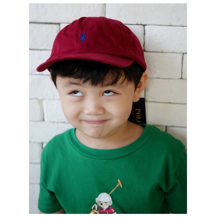 POLO RALPH LAUREN KIDS COTTON CHINO BASEBALL CAP