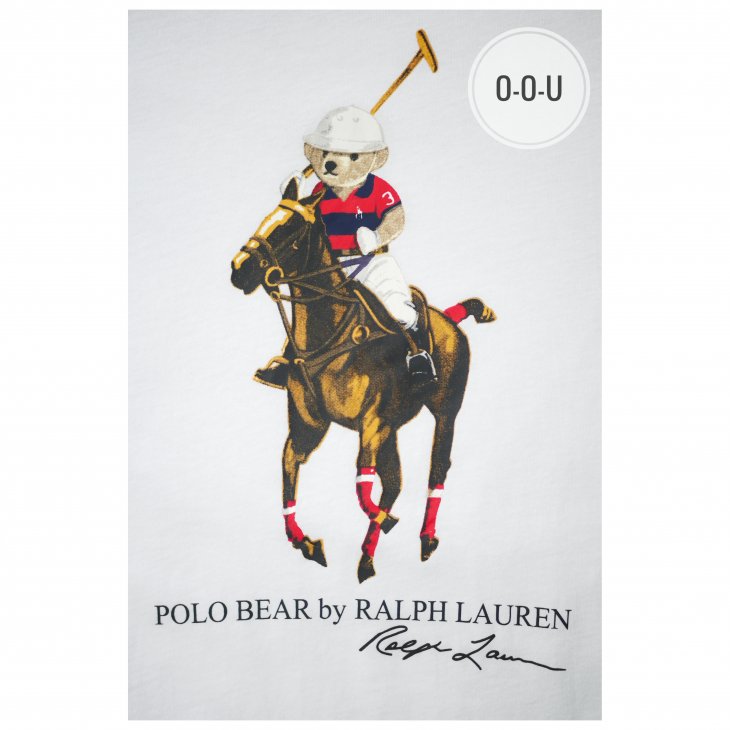 POLO RALPH LAUREN BOYS POLO BEAR & BIG PONY COTTON T-SHIRT