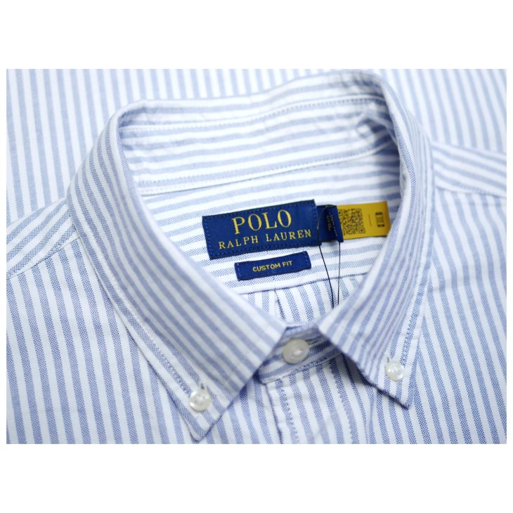 POLO RALPH LAUREN CUSTOM FIT STRIPED OXFORD SHIRT