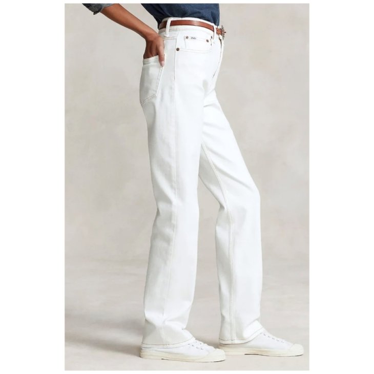 POLO RALPH LAUREN HIGH RISE STRAIGHT FIT JEAN