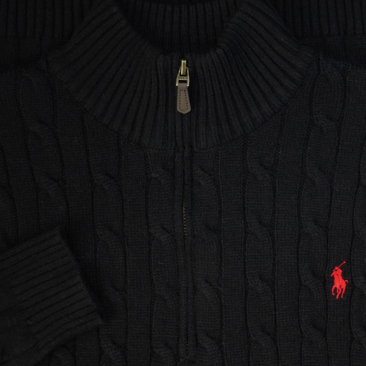 POLO RALPH LAUREN CABLE-KNIT WOOL-CASHMERE JUMPER