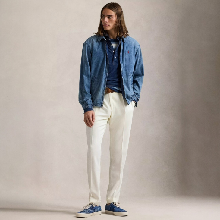 POLO RALPH LAUREN THE BAYPORT INDIGO DYE DENIM JACKET