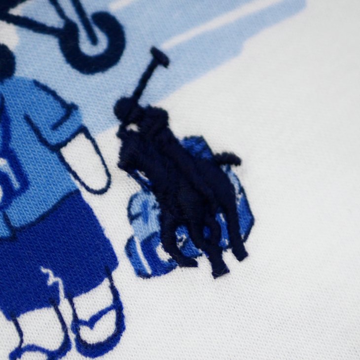 POLO RALPH LAUREN CUSTOM SLIM FIT BEAR JERSEY T-SHIRT