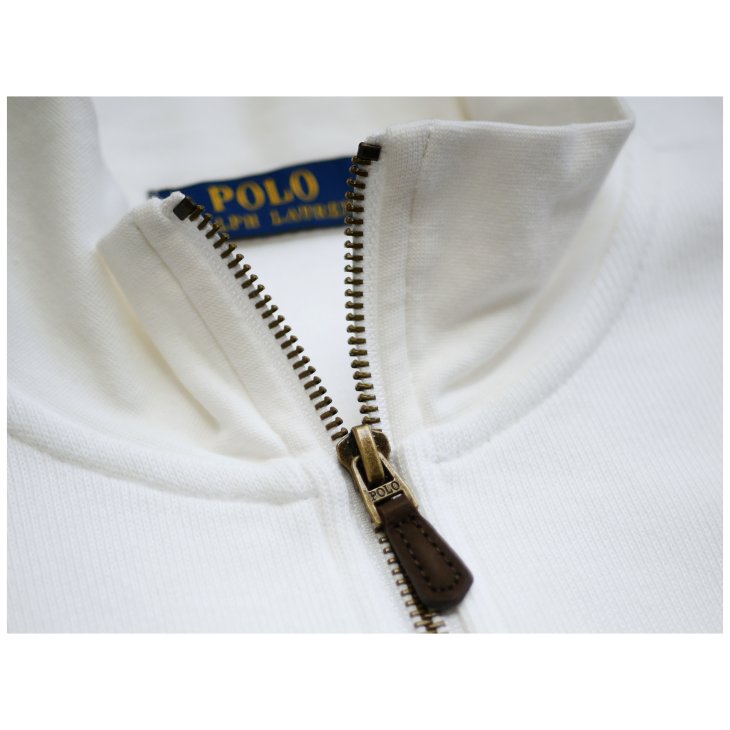 POLO RALPH LAUREN COTTON QUARTER-ZIP SWEATER