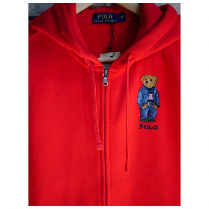POLO BEAR FLEECE HOODIE