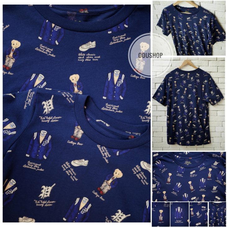 POLO RALPH LAUREN POLO BEAR BOYS COTTON JERSEY TEE