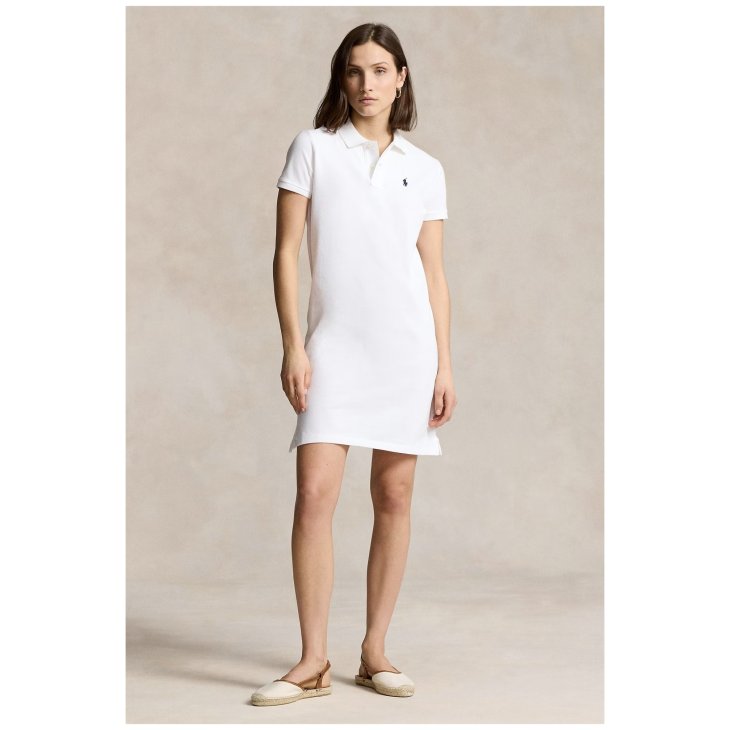 POLO RALPH LAUREN COTTON MESH POLO DRESS