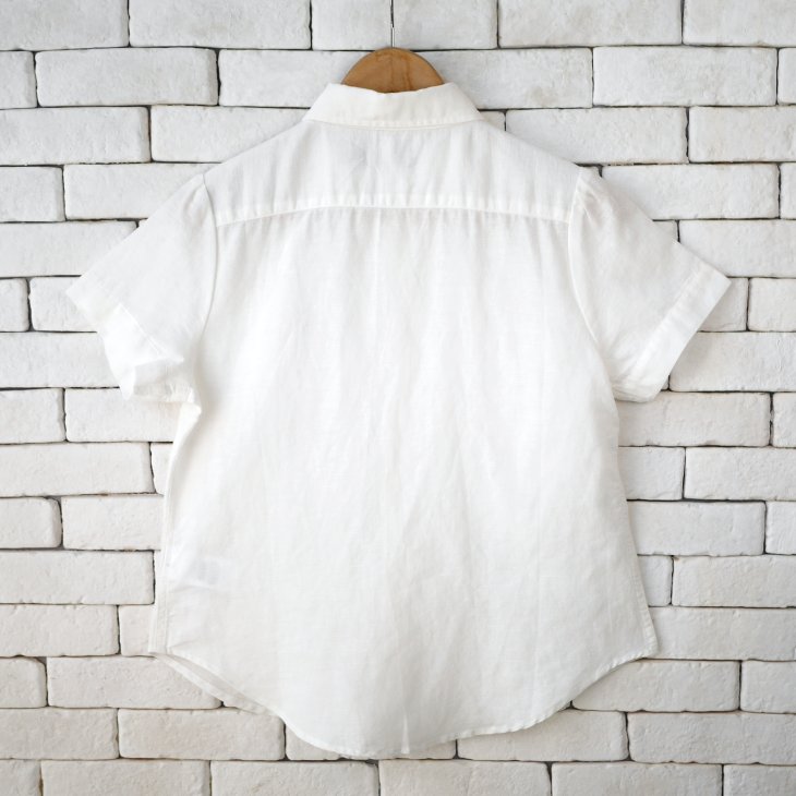 POLO RALPH LAUREN WOMEN LINEN SHORT SLEEVE SHIRT