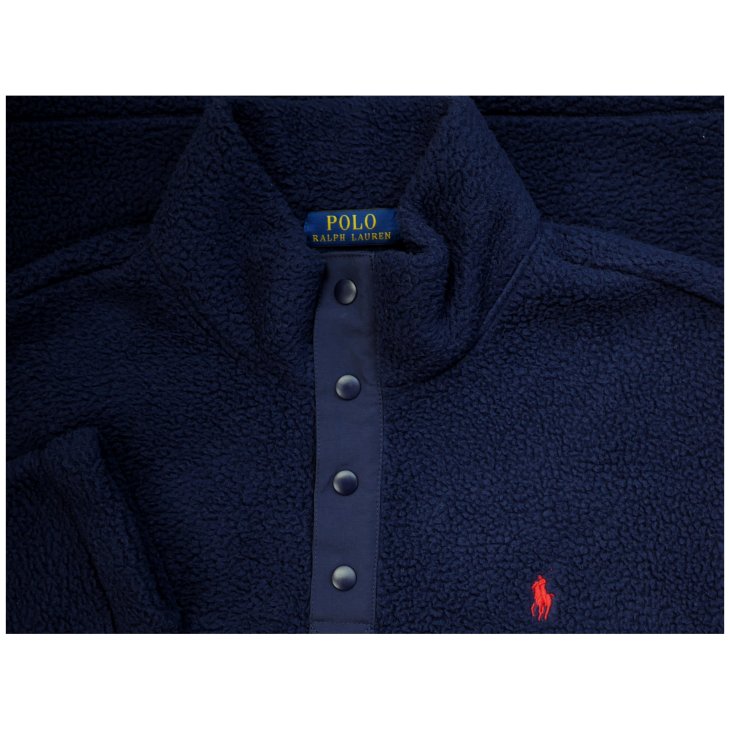 POLO RALPH LAUREN FLEECE MOCKNECK PULLOVER
