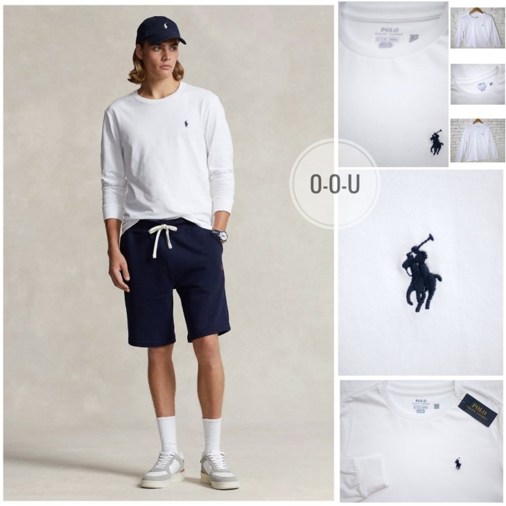 POLO RALPH LAUREN JERSEY LONG-SLEEVE T-SHIRT-ALL FITS