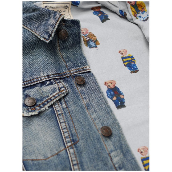 POLO RALPH LAUREN POLO BEAR TRUCKER JACKET