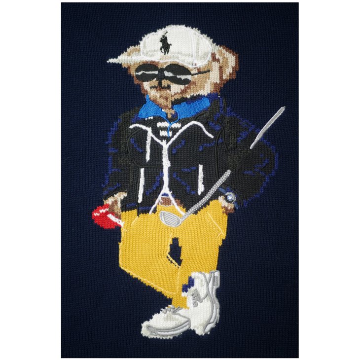 POLO RALPH LAUREN POLO BEAR COTTON-BLEND SWEATER
