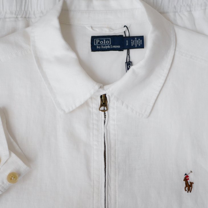 POLO RALPH LAUREN WOMEN LINEN WINDBREAKER