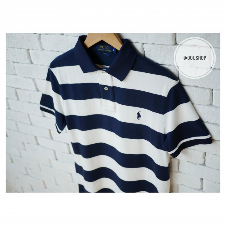 POLO RALPH LAUREN SLIM FIT STRIPED PERFORMANCE POLO