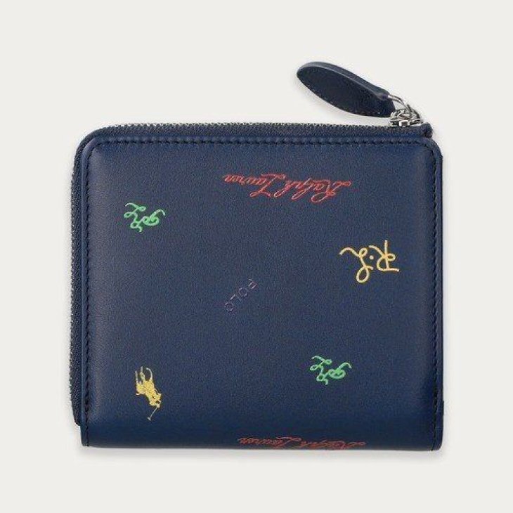POLO RALPH LAUREN MULTICOLOR LOGO WALLET