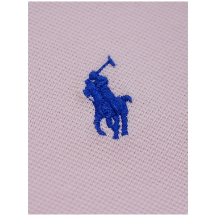 POLO RALPH LAUREN GIRLS COTTON MESH POLO DRESS