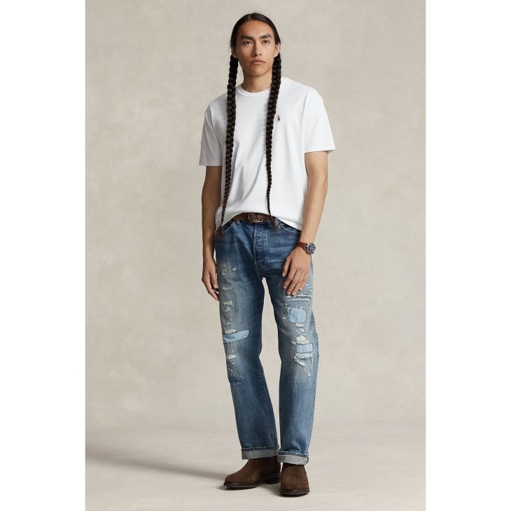 POLO RALPH LAUREN CUSTOM SLIM FIT COTTON T-SHIRT