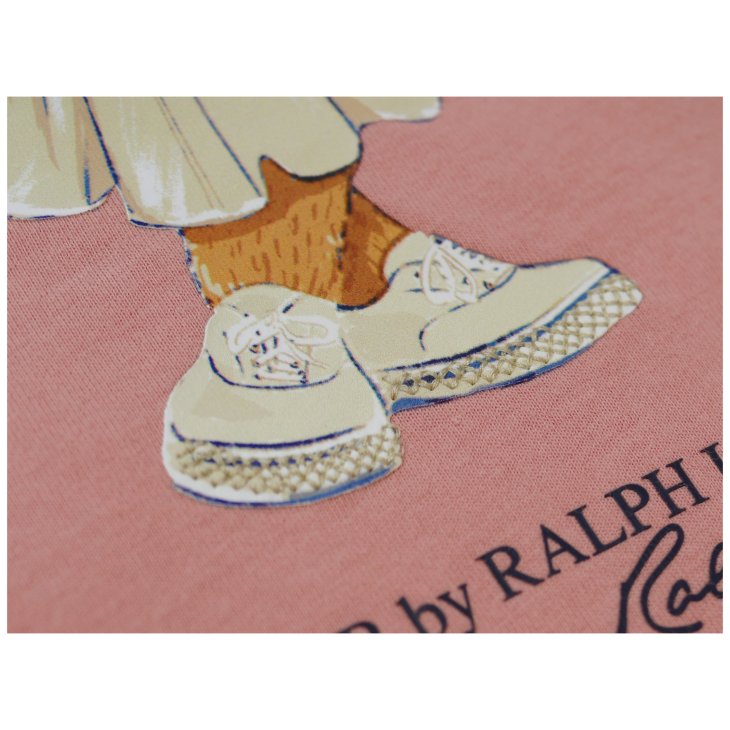 POLO RALPH LAUREN KIDS POLO BEAR COTTON JERSEY TEE
