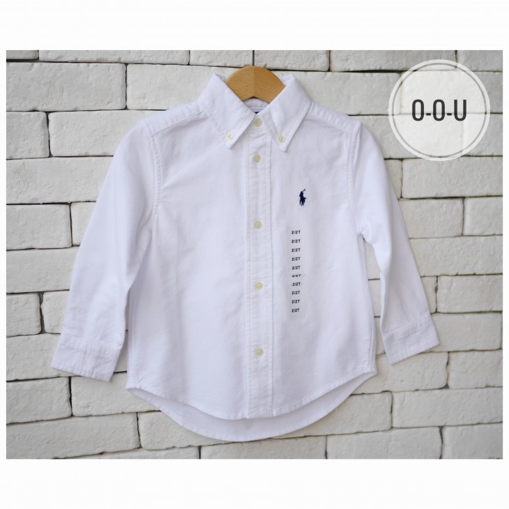 POLO RALPH LAUREN KIDS COTTON OXFORD  SHIRT