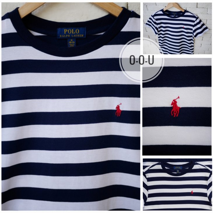 POLO RALPH LAUREN STRIPED BOYS COTTON JERSEY T-SHIRT