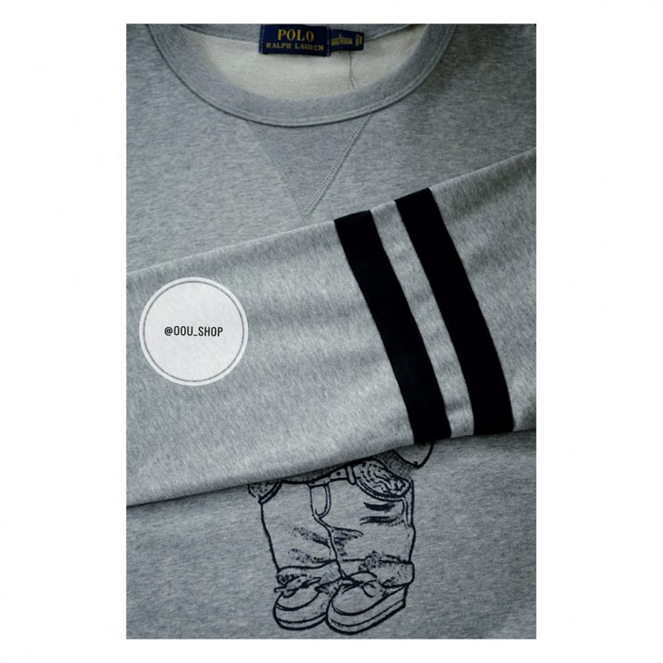 POLO RALPH LAUREN POLO BEAR COTTON SWEATSHIRT