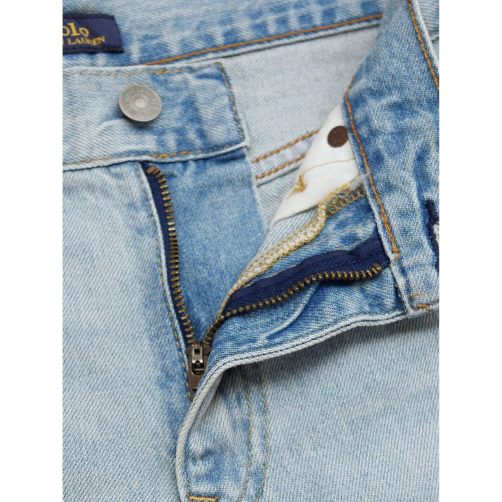 POLO RALPH LAUREN WOMEN DESTROYED-HEM DENIM SHORT