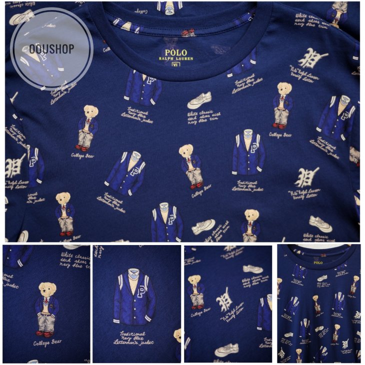 POLO RALPH LAUREN POLO BEAR BOYS COTTON JERSEY TEE
