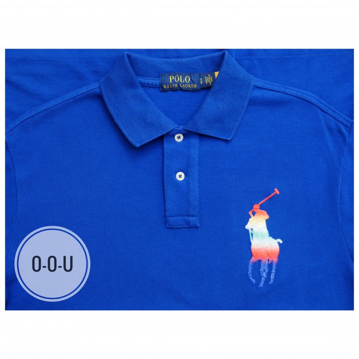 POLO RALPH LAUREN CUSTOM FIT BIG PONY MESH POLO SHIRT