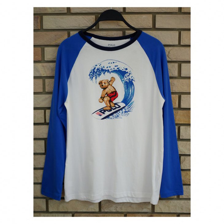 POLO RALPH LAUREN POLO BEAR BOYS COTTON T-SHIRT
