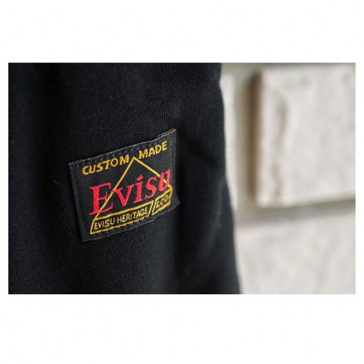EVISU Daicock Print Sweatpants with Dragon Head Embroidery