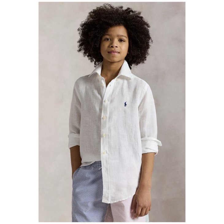 POLO RALPH LAUREN BOYS LINEN COTTON SHIRT