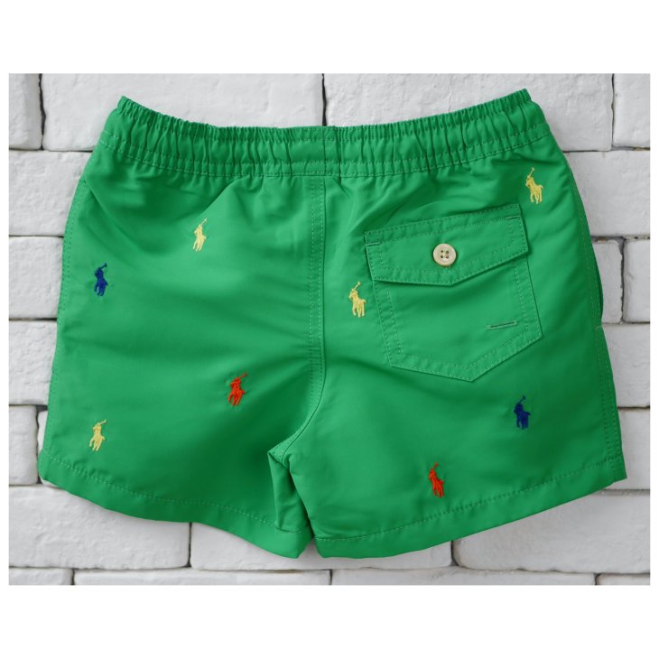 POLO RALPH LAUREN KIDS TRAVELER SWIM TRUNK