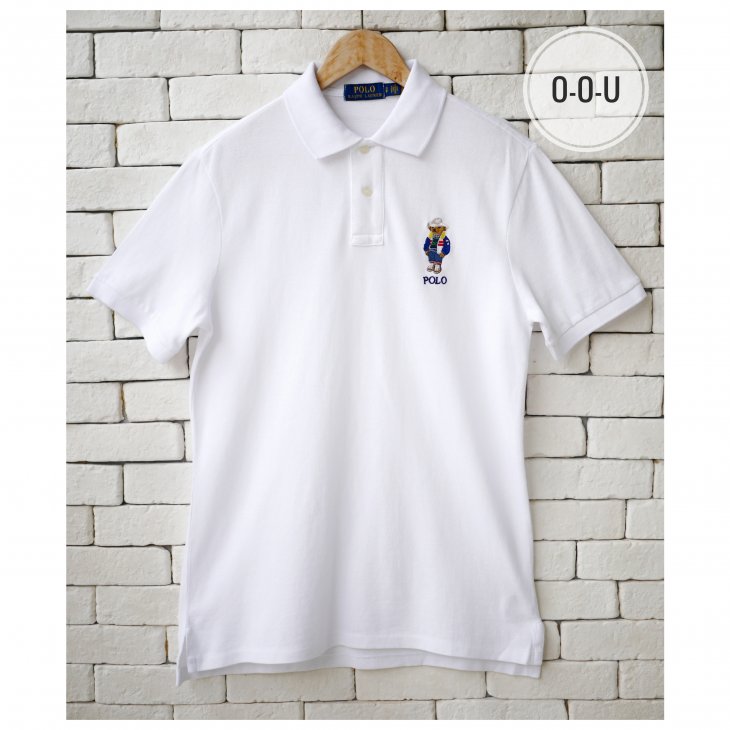POLO RALPH LAUREN CUSTOM SILM FIT POLO BEAR POLO SHIRT