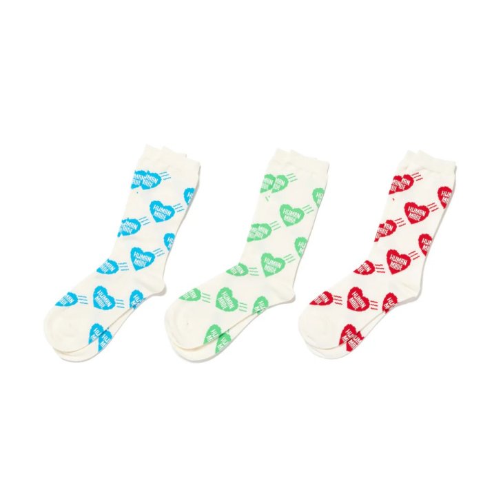 HUMAN MADE HEART SOCKS