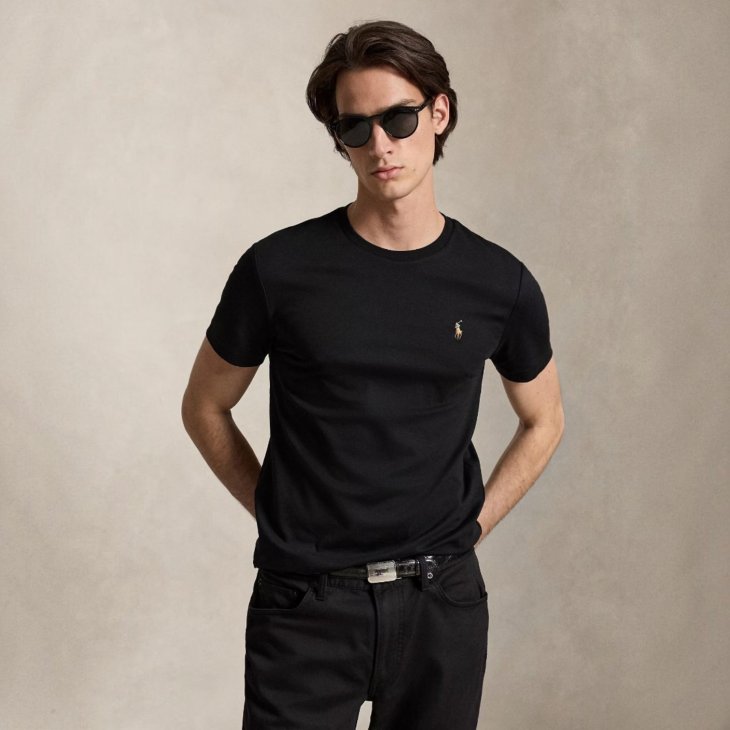 POLO RALPH LAUREN CUSTOM SLIM FIT COTTON T-SHIRT
